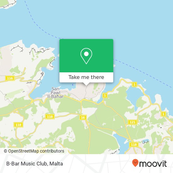 B-Bar Music Club map