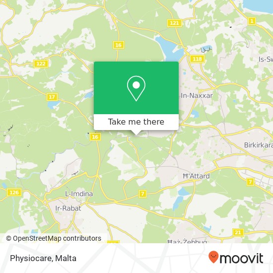 Physiocare map