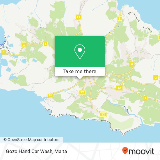 Gozo Hand Car Wash map