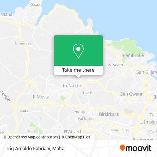 Triq Arnaldo Fabriani map