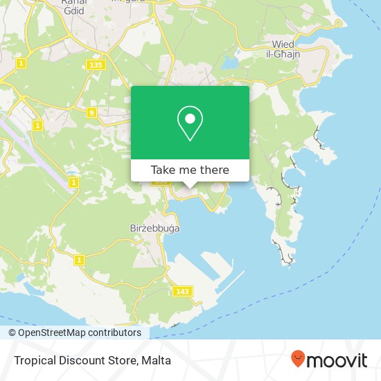 Tropical Discount Store map