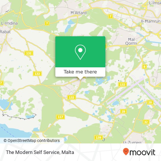 The Modern Self Service map