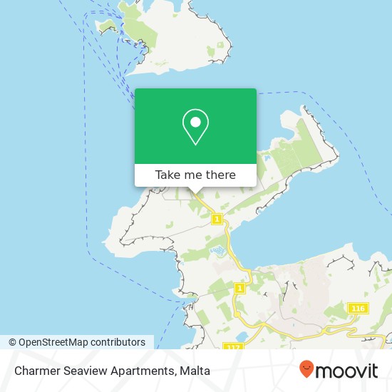 Charmer Seaview Apartments map