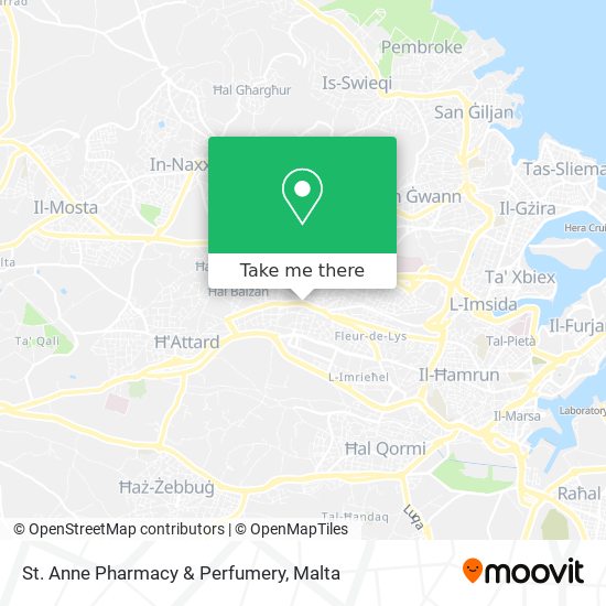 St. Anne Pharmacy & Perfumery map