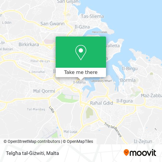 Telgħa tal-Ġiżwiti map
