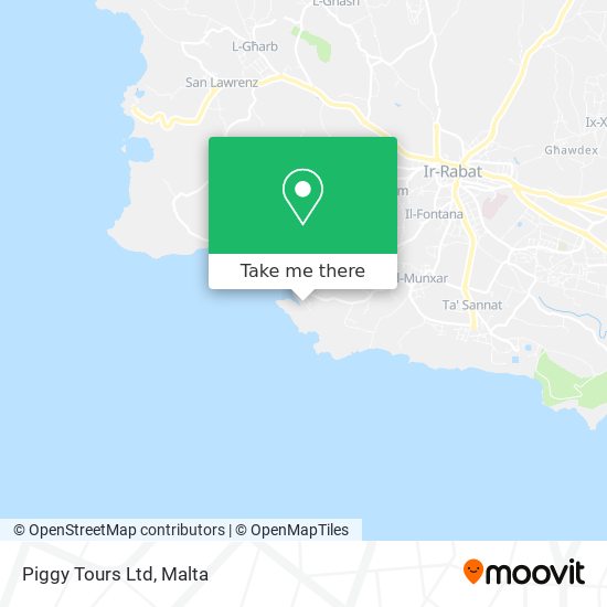 Piggy Tours Ltd map