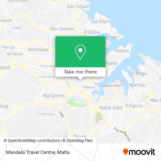 Mandela Travel Centre map