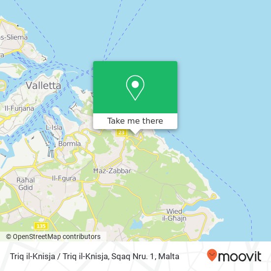 Triq il-Knisja / Triq il-Knisja, Sqaq Nru. 1 map