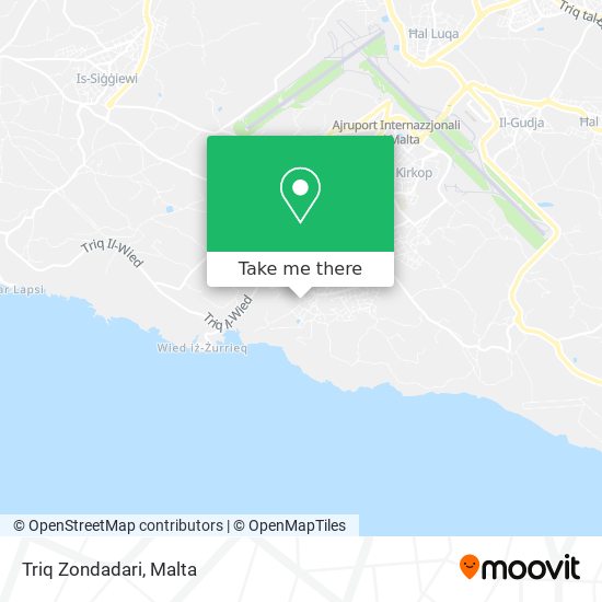 Triq Zondadari map