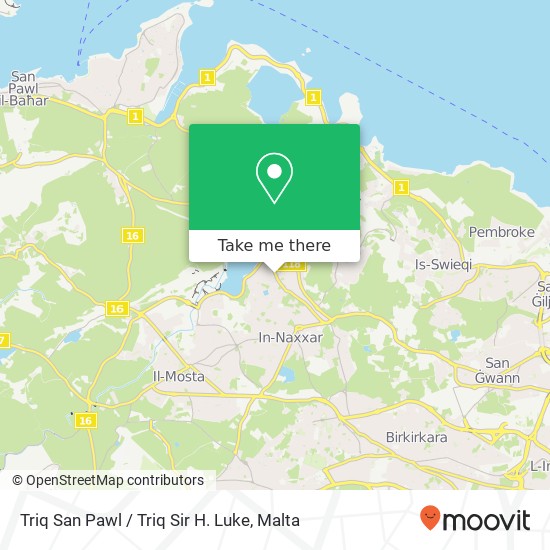 Triq San Pawl / Triq Sir H. Luke map