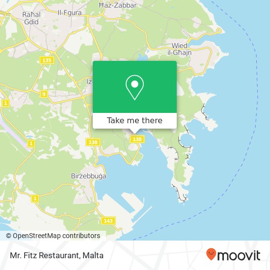 Mr. Fitz Restaurant map