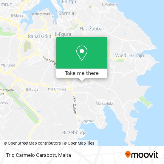 Triq Carmelo Carabott map