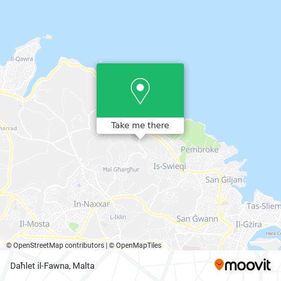 Daħlet il-Fawna map