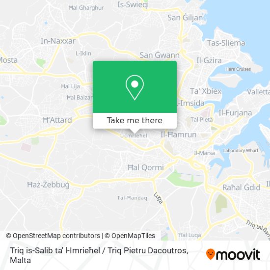 Triq is-Salib ta' l-Imrieħel / Triq Pietru Dacoutros map