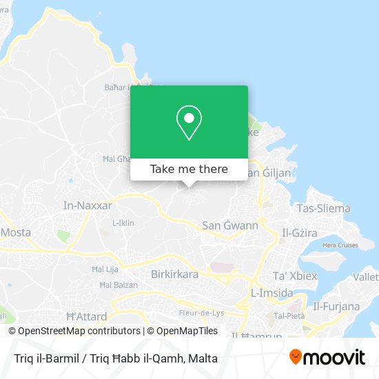 Triq il-Barmil / Triq Ħabb il-Qamh map