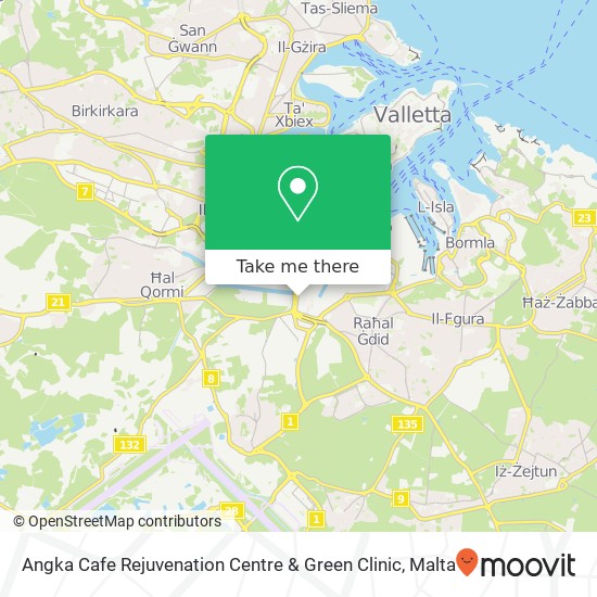 Angka Cafe Rejuvenation Centre & Green Clinic map