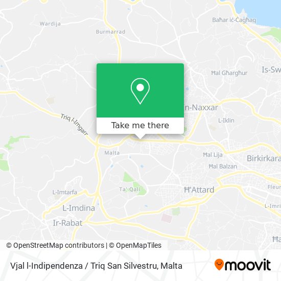 Vjal l-Indipendenza / Triq San Silvestru map