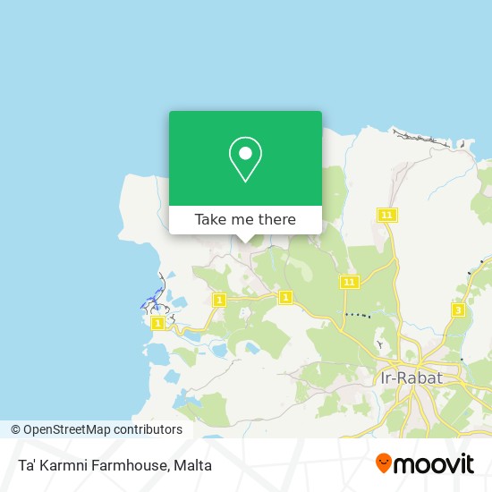 Ta' Karmni Farmhouse map