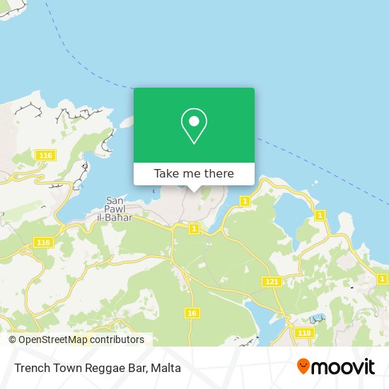 Trench Town Reggae Bar map