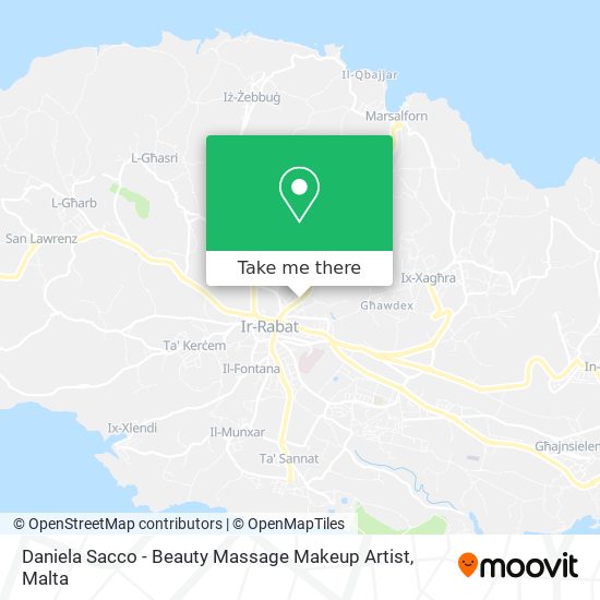 Daniela Sacco - Beauty Massage Makeup Artist map