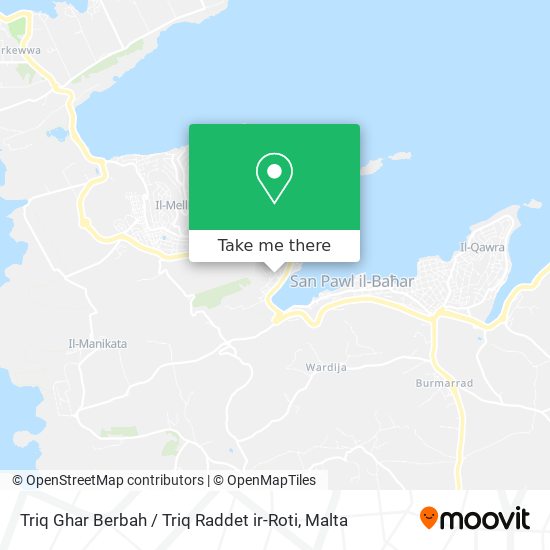 Triq Ghar Berbah / Triq Raddet ir-Roti map