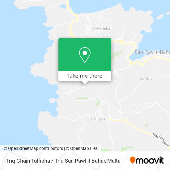 Triq Għajn Tuffieħa / Triq San Pawl il-Baħar map