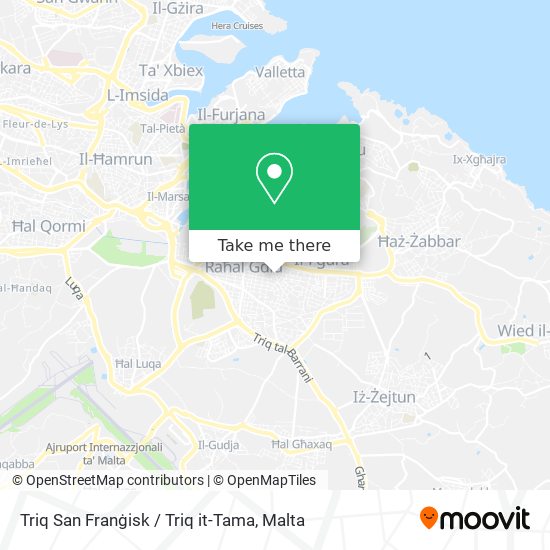 Triq San Franġisk / Triq it-Tama map