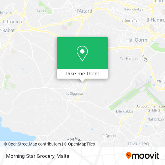 Morning Star Grocery map