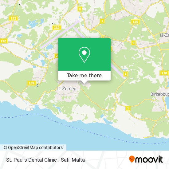 St. Paul's Dental Clinic - Safi map