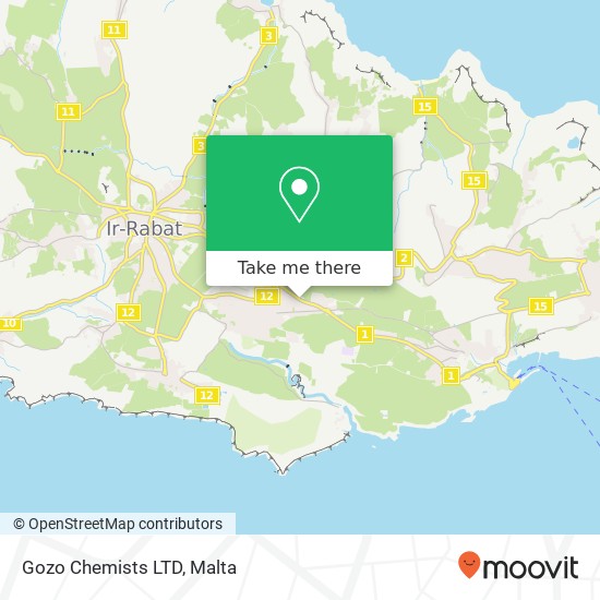 Gozo Chemists LTD map