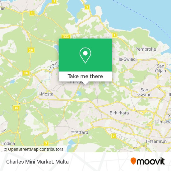 Charles Mini Market map