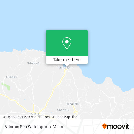 Vitamin Sea Watersports map