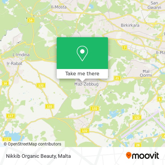 Nikkib Organic Beauty map