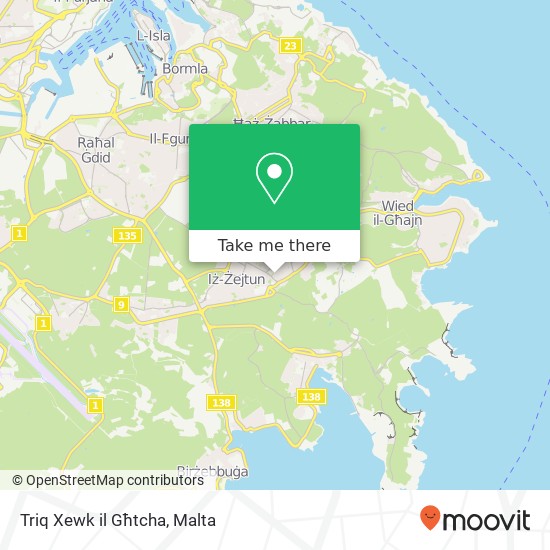 Triq Xewk il Għtcha map