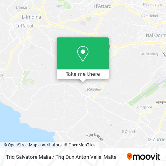 Triq Salvatore Malia / Triq Dun Anton Vella map