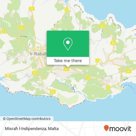 Misraħ l-Indipendenza map