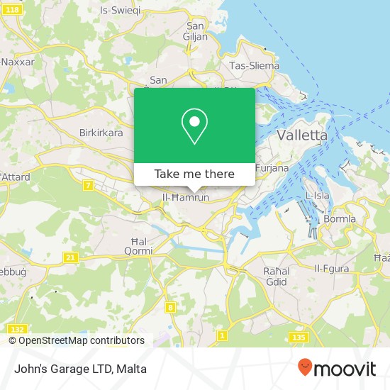 John's Garage LTD map