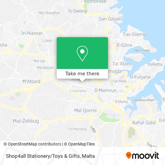 Shop4all Stationery / Toys & Gifts map