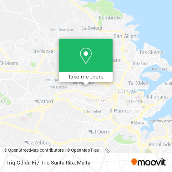 Triq Gdida Fi / Triq Santa Rita map