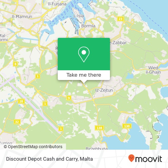 Discount Depot Cash and Carry map