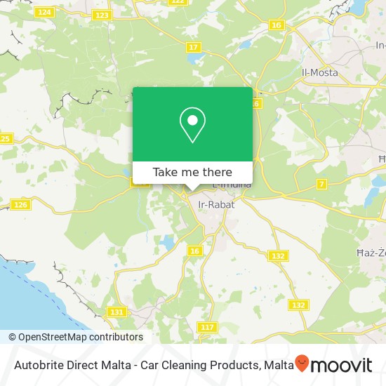 Autobrite Direct Malta - Car Cleaning Products map
