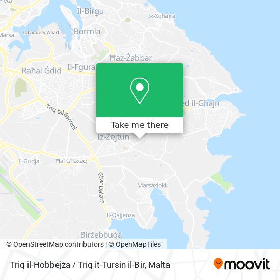 Triq il-Ħobbejża / Triq it-Tursin il-Bir map