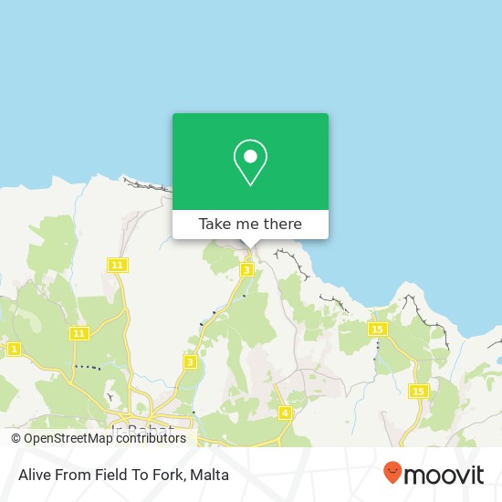 Alive From Field To Fork map
