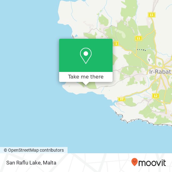 San Raflu Lake map