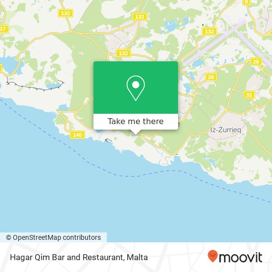 Hagar Qim Bar and Restaurant map