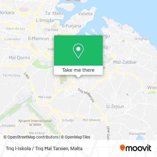 Triq l-Iskola / Triq Ħal Tarxien map