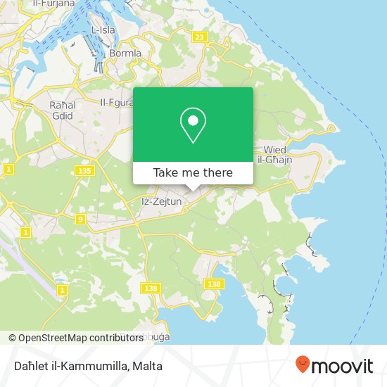 Daħlet il-Kammumilla map