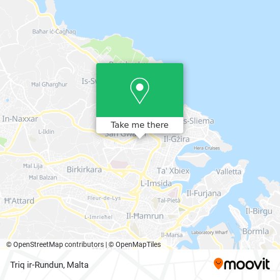 Triq ir-Rundun map