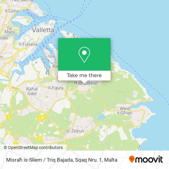 Misraħ is-Sliem / Triq Bajada, Sqaq Nru. 1 map