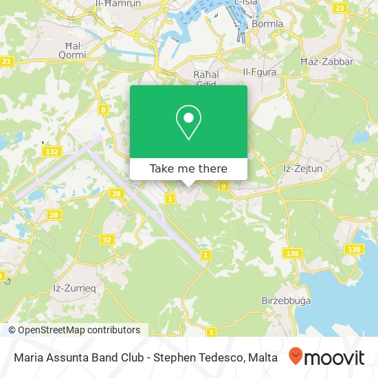 Maria Assunta Band Club - Stephen Tedesco map